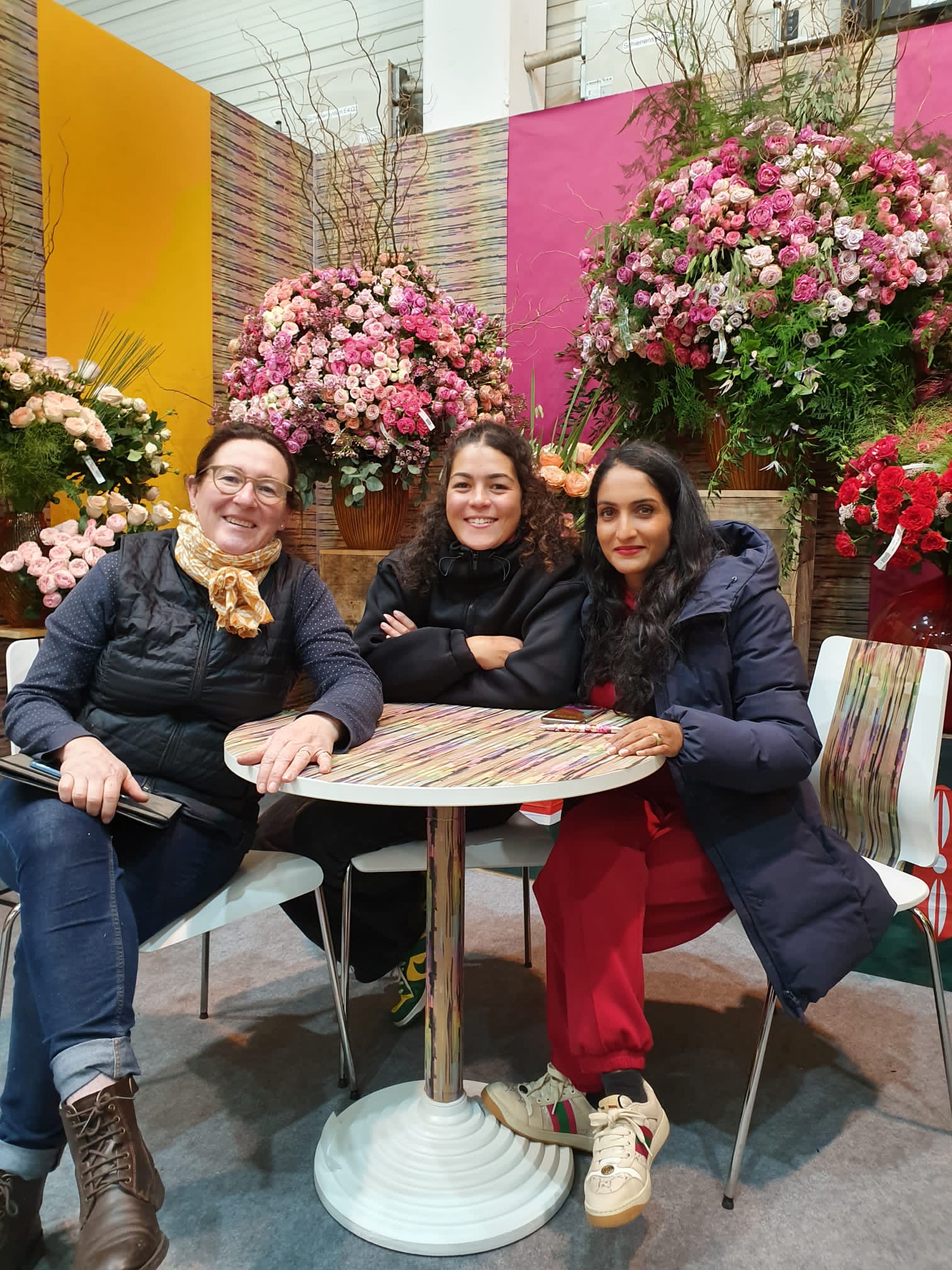 Red Lands Roses flowers and team attend Essen Exhibition Jan 2023